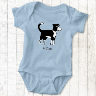 Cute Welsh Gräns Collie Hund T Shirt