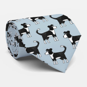 Cute Welsh Gräns Collie Sheep Hund Mönster Slips