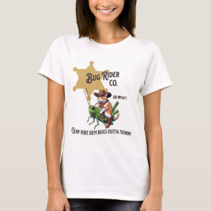 Cute Western Cowboy Cat Tab T Shirt