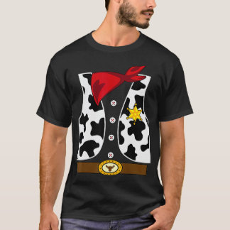 Cute Western Cowboys sheriff Halloween Costume T Shirt