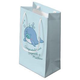 Cute Whale Baby Shower Kawaii Boy Blue