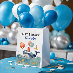 Cute Whale Boys Birthday