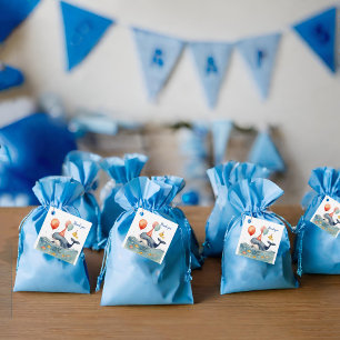 Cute Whale Boys Birthday Tack Gåvor Etiketter