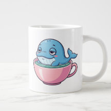 Cute Whale i Tekopp