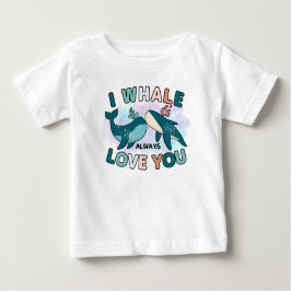 Cute Whale Kärlek Pun Shirt för Baby T
