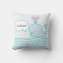 Cute Whale Kudde