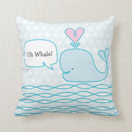 Cute Whale Kudde