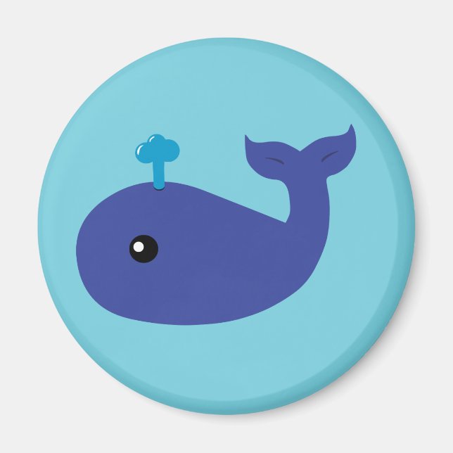 Cute Whale Magnet (Framsidan)
