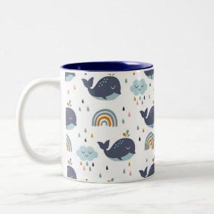 Cute Whale Mugg
