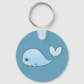 CUTE WHALE NYCKELRING