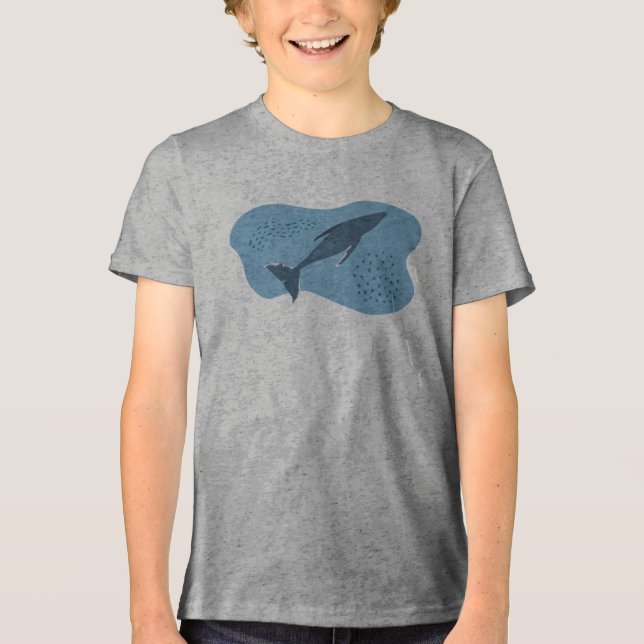 Cute Whale T Shirt (Framsida)
