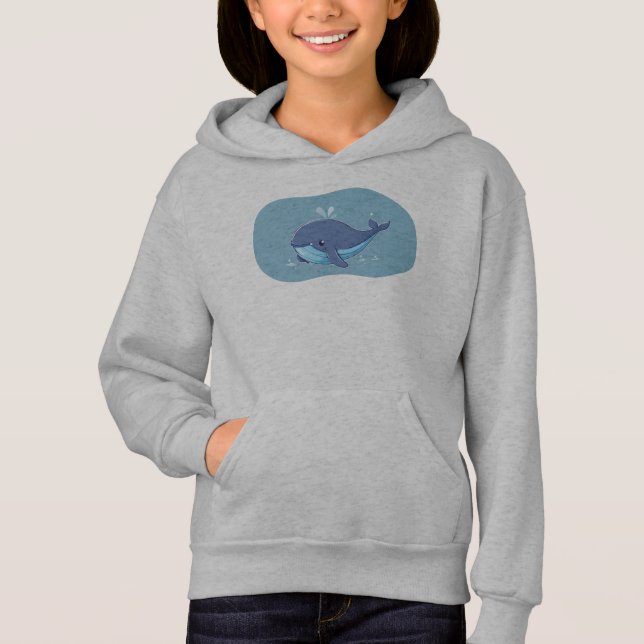 Cute Whale T Shirt (Framsida)