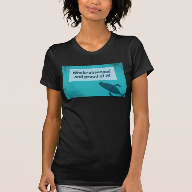 Cute Whale T Shirt (Framsida)