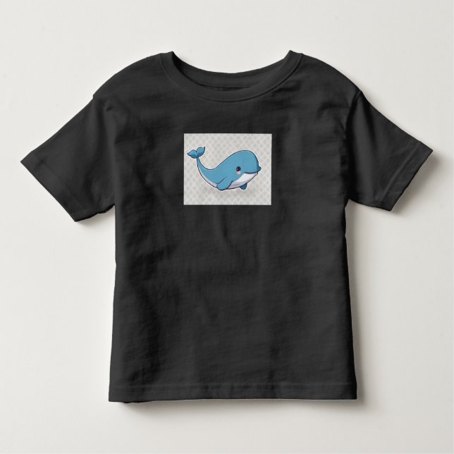 Cute Whale T Shirt (Framsida)