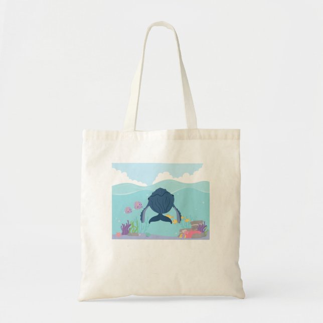 Cute Whale Tygkasse (Framsidan)