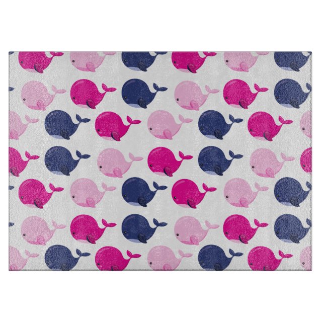 Cute Whales, Mönster av valar, havsdjur (Framsidan)