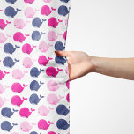 Cute Whales, Mönster av valar, havsdjur Sjal<br><div class="desc">Cute,  roligt och mönster med rosa och lila valar. Modern gåva och trendig,  perfekt för valet älskare i ditt liv.</div>