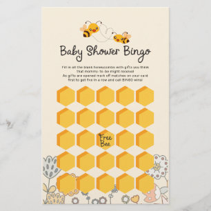 Cute What will it be Baby Shower Bingo Game Cards