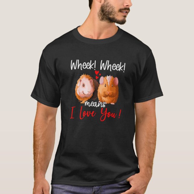 Cute Wheek Elak Gris Pet Owner T Shirt (Framsida)