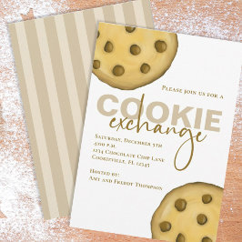 Cute Whimised Chocolate Chip Cookie Kitc Inbjudningar