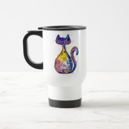 Cute Whimsic Colorful Cat Resemugg