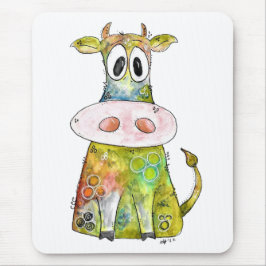 Cute Whimsic Colorful Cow Musmatta