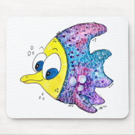 Cute Whimsic Colorful Fish Musmatta