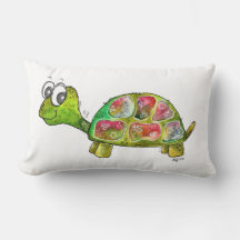 Cute Whimsic Colorful Turtle