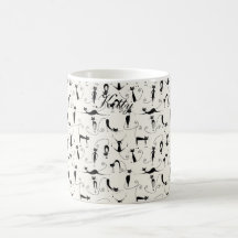 Cute Whimsic Playful Slinky Svarta katter