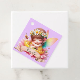 Cute Whimsical Blommigt Sweet Dreams Sleeping Fair Gåvor Etiketter