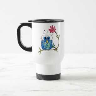 Cute Whimsical Blue Uggla Resemugg