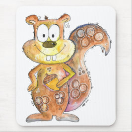 Cute Whimsical Brown Squirrel Musmatta