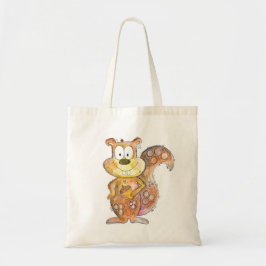 Cute Whimsical Brown Squirrel Tygkasse