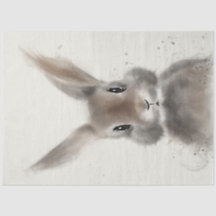 Cute Whimsical Bunny Decoupage-papper