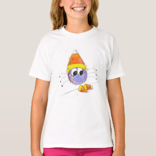 Cute Whimsical Candy corn Spider T Shirt