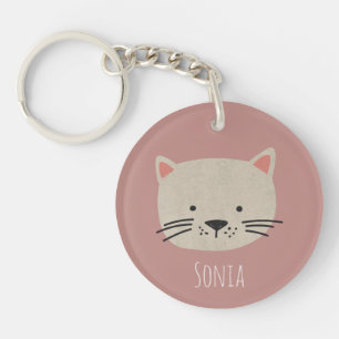 Cute Whimsical Cat Ansikte