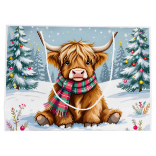 Cute Whimsical Highland Cow-jul