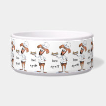 Cute Whimsical Hund Chef