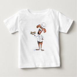 Cute Whimsical Hund Chef T Shirt