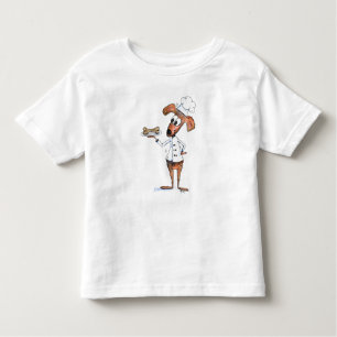 Cute Whimsical Hund Chef T Shirt