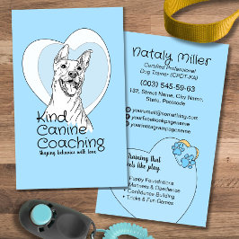 Cute Whimsical Hund Trainer Visitkort