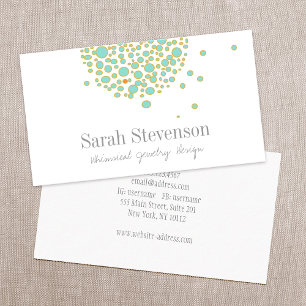 Cute Whimsical Jewelry Designer Visitkort