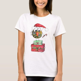 Cute Whimsical jul Bird T Shirt