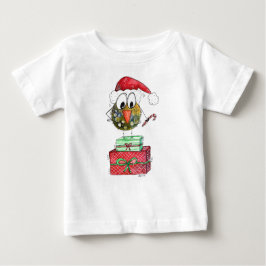 Cute Whimsical jul Bird T Shirt