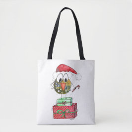 Cute Whimsical jul Bird Tygkasse