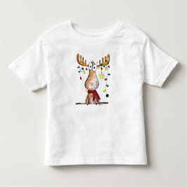 Cute Whimsical jul Moose T Shirt