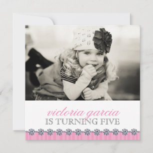 Cute Whimsical Kids Party-inbjudan Inbjudningar