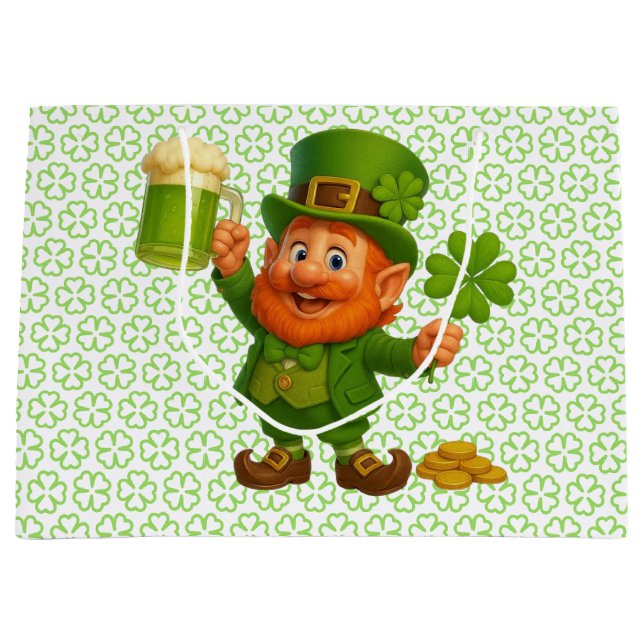 Cute/whimsical leprechaun Saint Patrick's Day  (Framsidan)