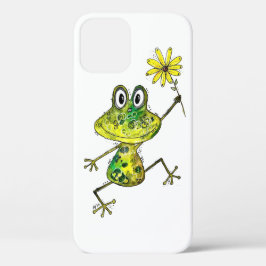 Cute Whimsical Lycklig Frog