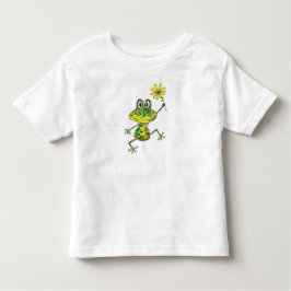 Cute Whimsical Lycklig Frog T Shirt